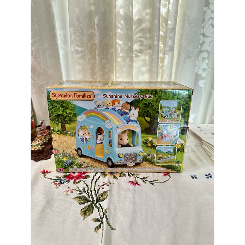 Sylvanian Families Sunshine Nursery Bus NEW OPEN BOX CEK DESKRIPSI