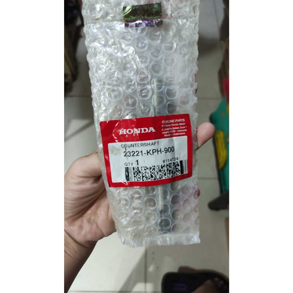 Countershaft / As Gear Depan Honda Supra X 125 / 23221-KPH-900 ORIGINAL AHM