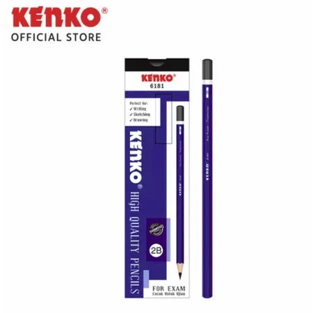 

PENSIL KENKO 6181 2B BODY BIRU