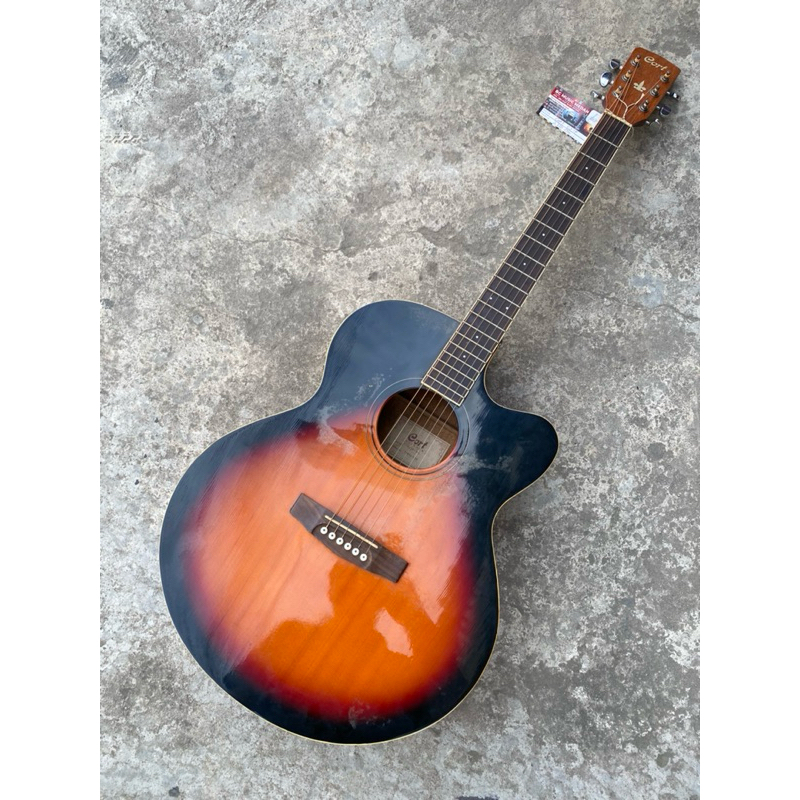 Gitar Akustik Cort CJ1F 3TS Elektrik Cuteway Original Second