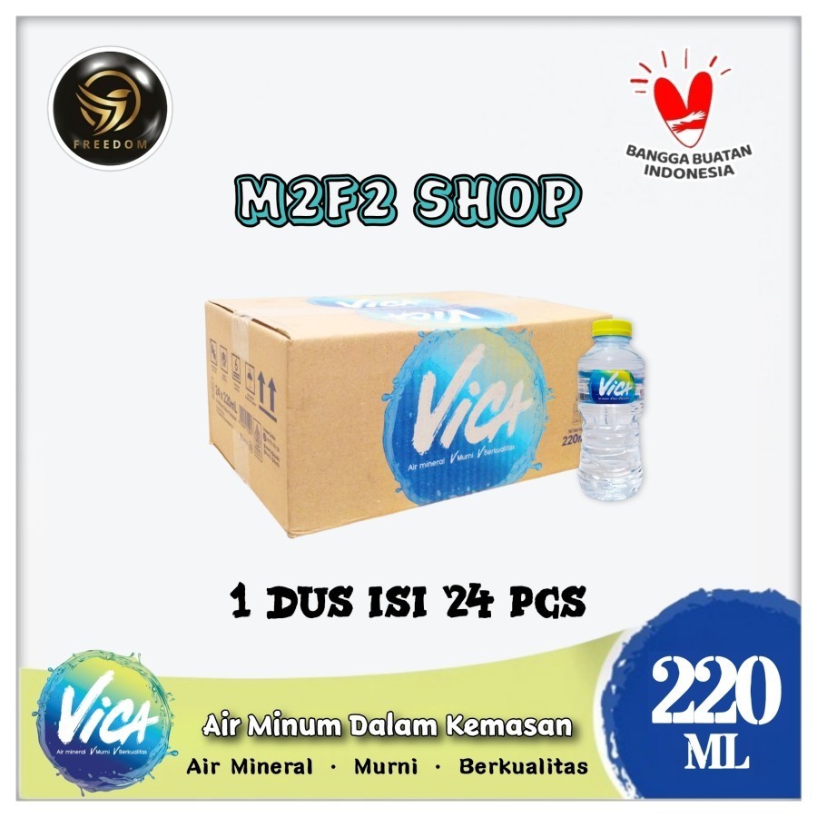 

Air Mineral Vica Baby Mini Botol Pet - 220 ml (Kemasan Karton)