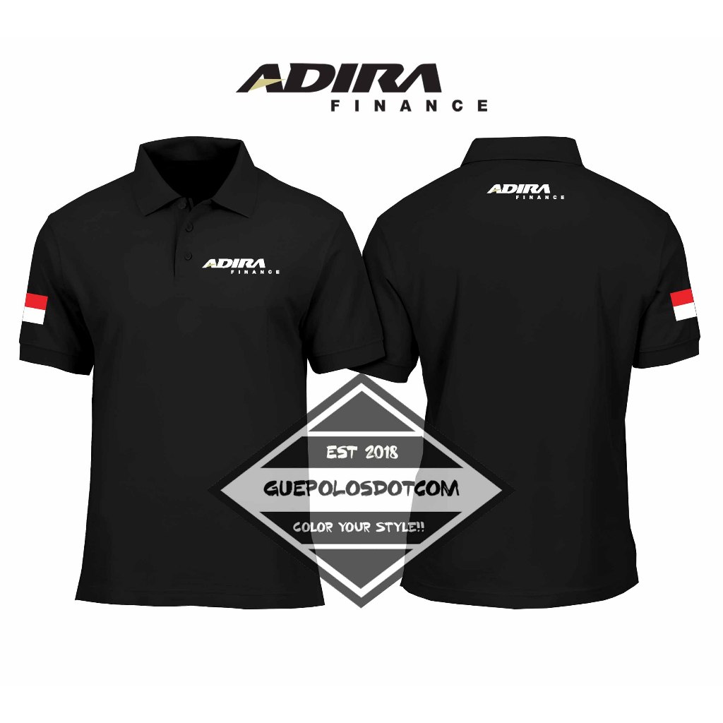POLOSHIRT ADIRA FINANCE - Baju Berkerah Adira Finance - POLO ADIRA FINANCE - GUEPOLOS