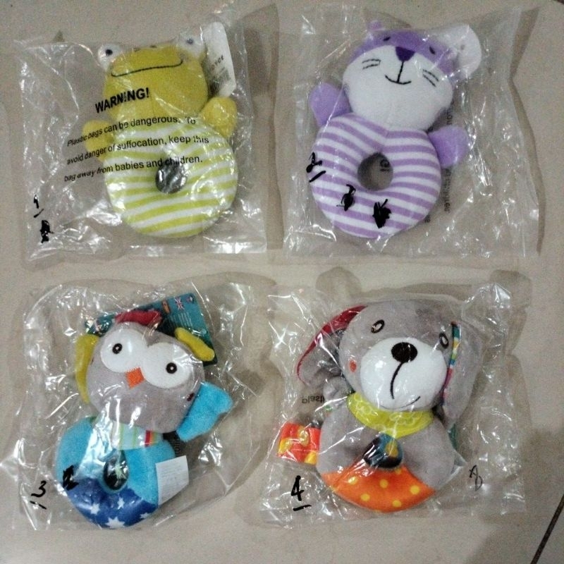 Mainan bayi Newborn rattle boneka