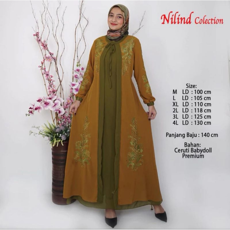 Gamis Ceruty Babydoll | Gamis Ceruty Bordir Payet