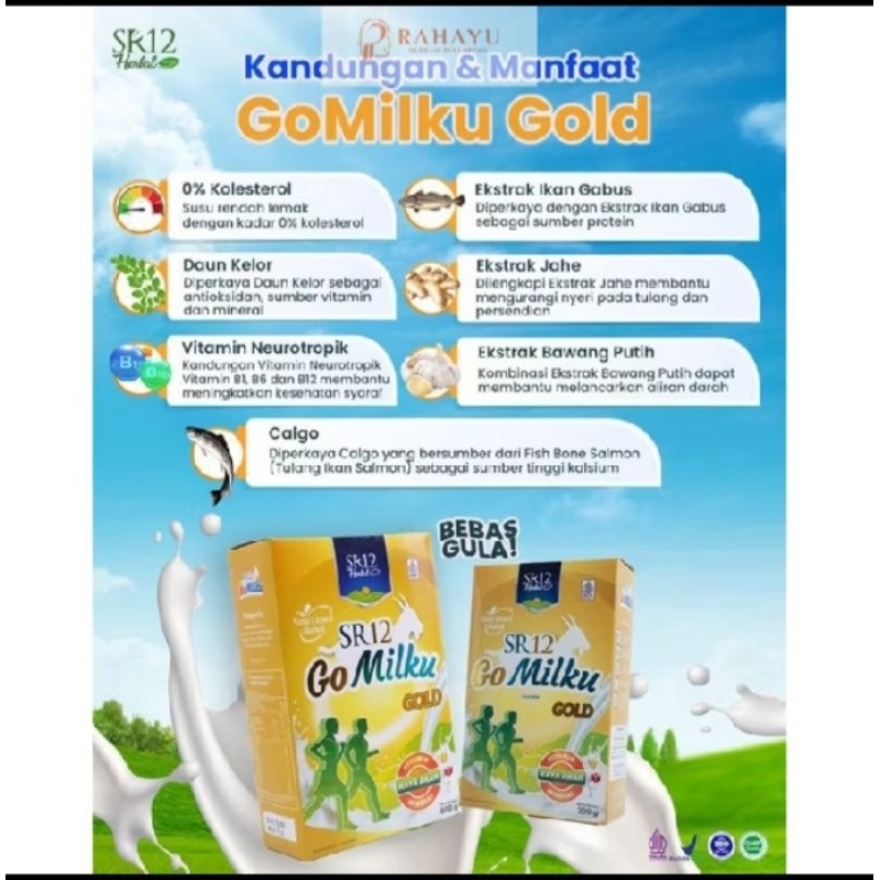 

Gomilku Gold SR12 Susu Kambing Etawa Protein Vitamin Mineral Halal Bpom Pusat SR12