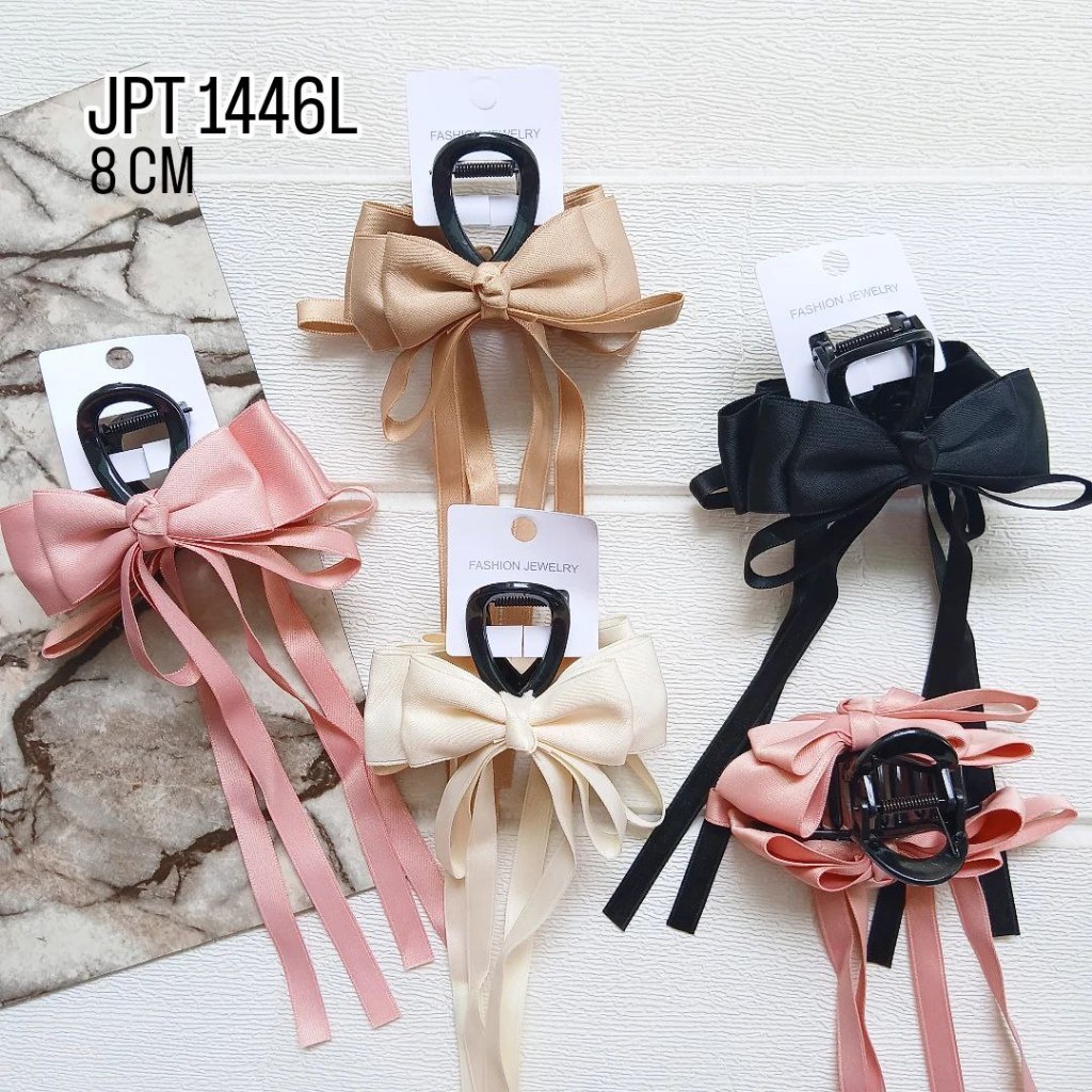 Jepitan Rambut Jedai Pita Besar Korea Style Jepit Jedai Pita Rambut Korea Pita Ekor Panjang Juntai/J