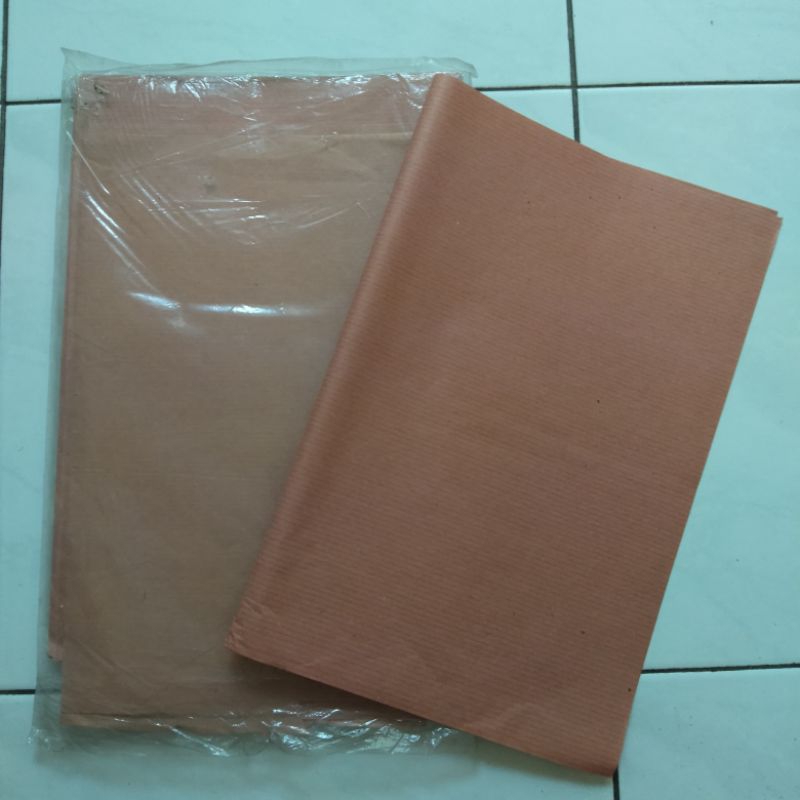 

(10 Lembar) Sampul Buku Coklat Boxy