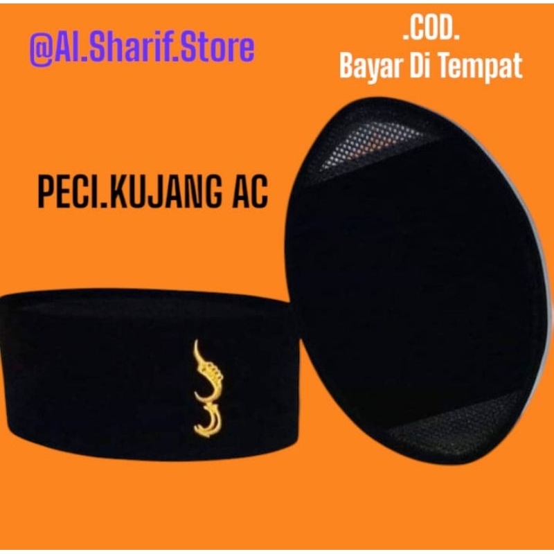 PECI KUJANG HITAM.kopyah hitam.dewas dan anak