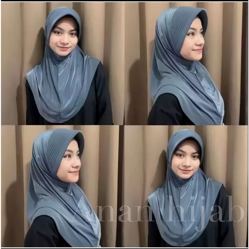 HIJAB BERGO SPORT [ PET TEBAL ] SIZE M BERGO SPORT PET BESAR hijab sport