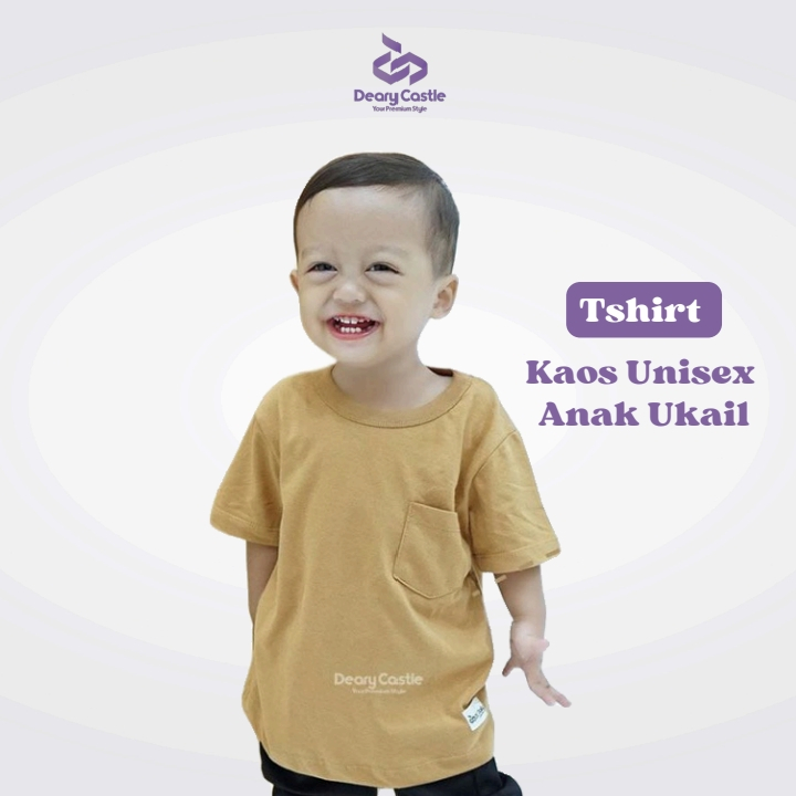 DEARY CASTLE DAILY Tshirt Kaos Unisex Anak Ukail