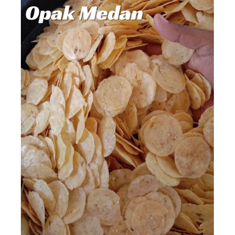 

Opak Singkong/Opak Medan Mentah 250 gram / opak koin, opak mini