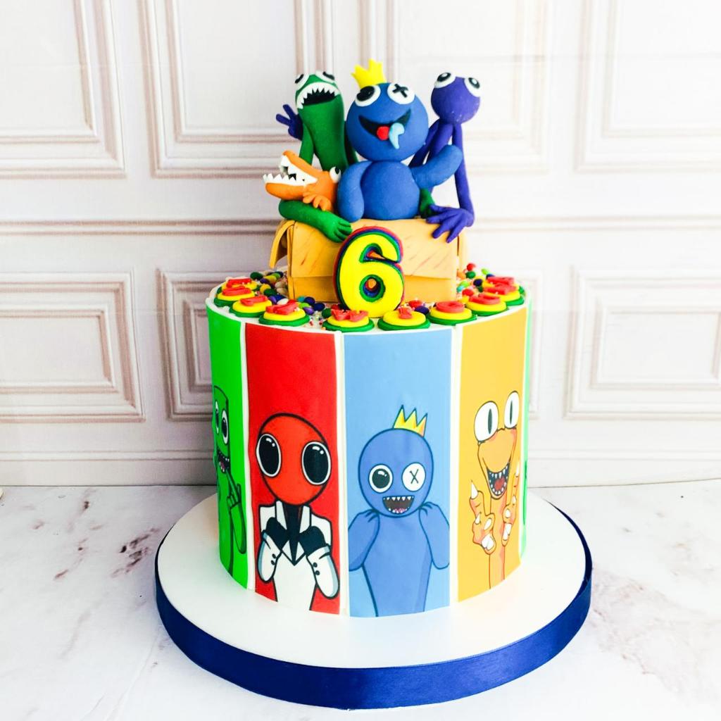 

Kue Ulang Tahun/Birthday Cake/Kue Ultah Tema Rainbow Friends/Kue Birthday Jakarta