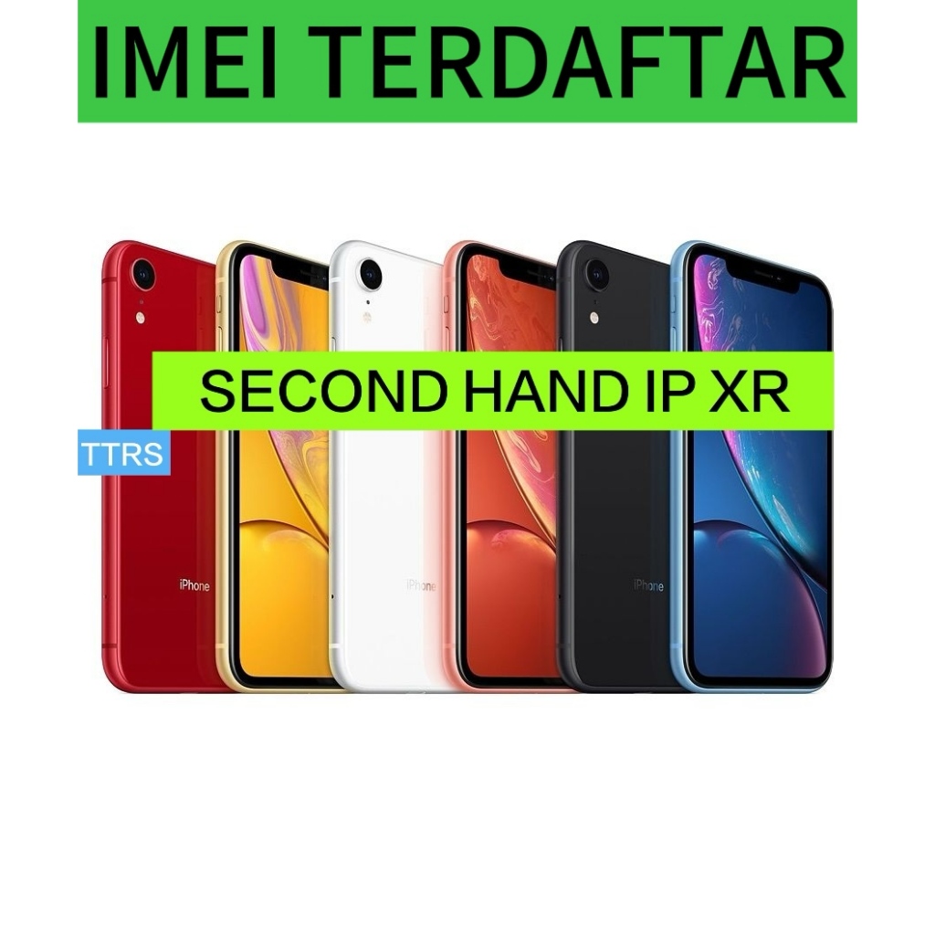 IBOX IP XR  IMEI Terdaftar128GB 256GB 512GB Second Bekas Normal TTRS STORE