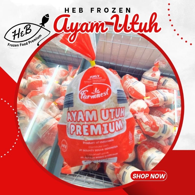 

Ayam Karkas Utuh Premium Fresh dan Segar Frozen 1-1,3kg