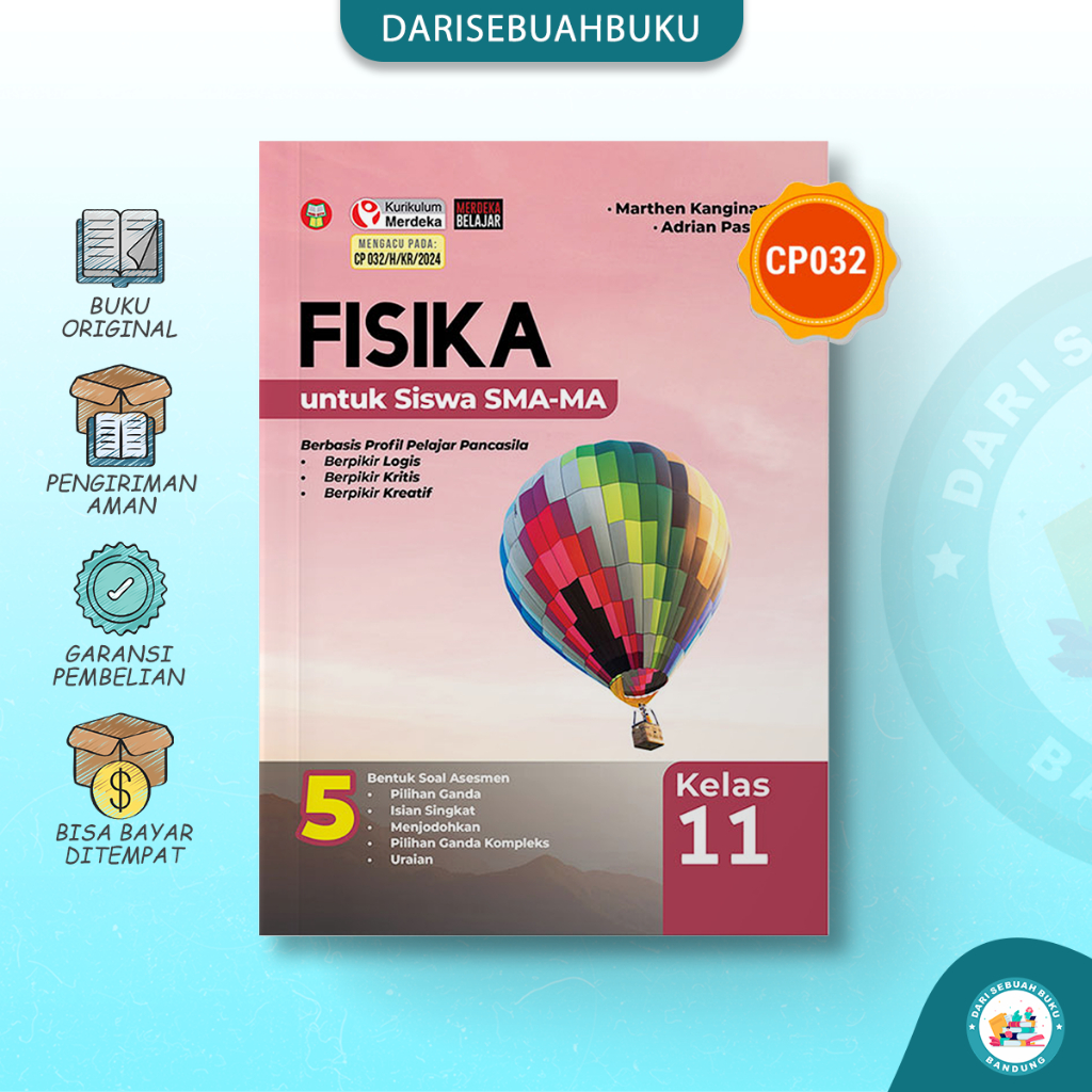 Buku IPA - FISIKA SMA/MA Kelas 11 - Kurikulum MERDEKA - CP 032 - Buku Pelajaran SMA