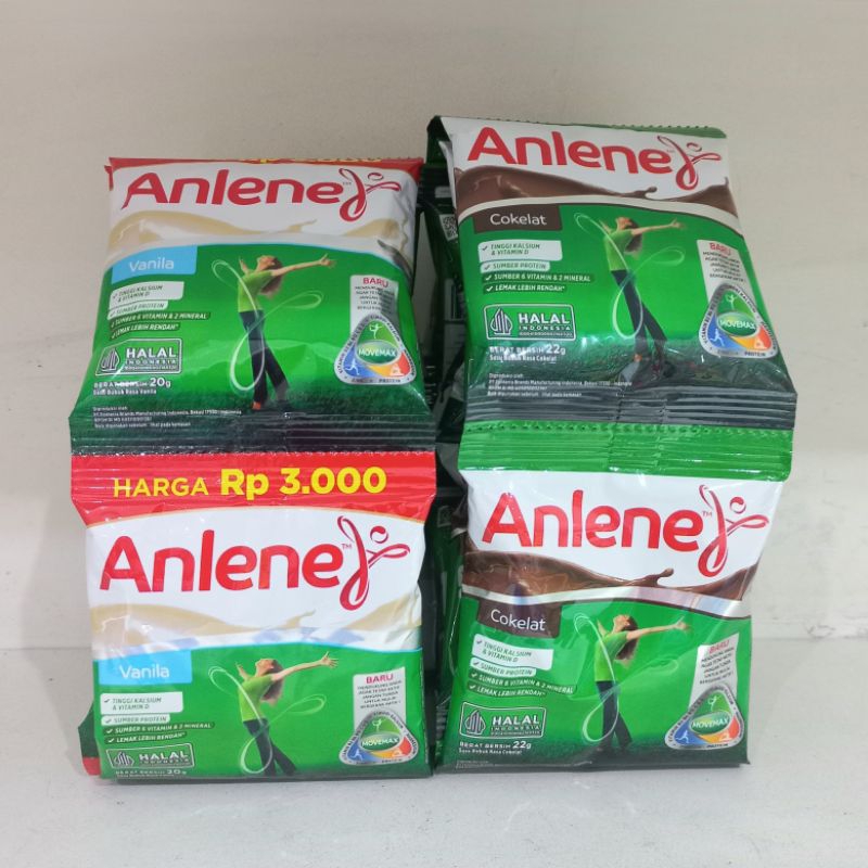 

ANLENE SACHET COKELAT VANILLA (10 x 25gr )