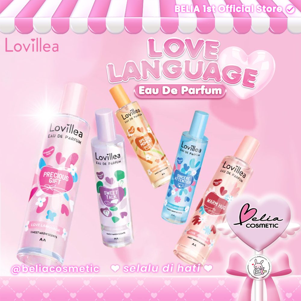 ❤ BELIA ❤ LOVILLEA Love Language Eau De Parfum 100ml | Wangi Sweet & Warm