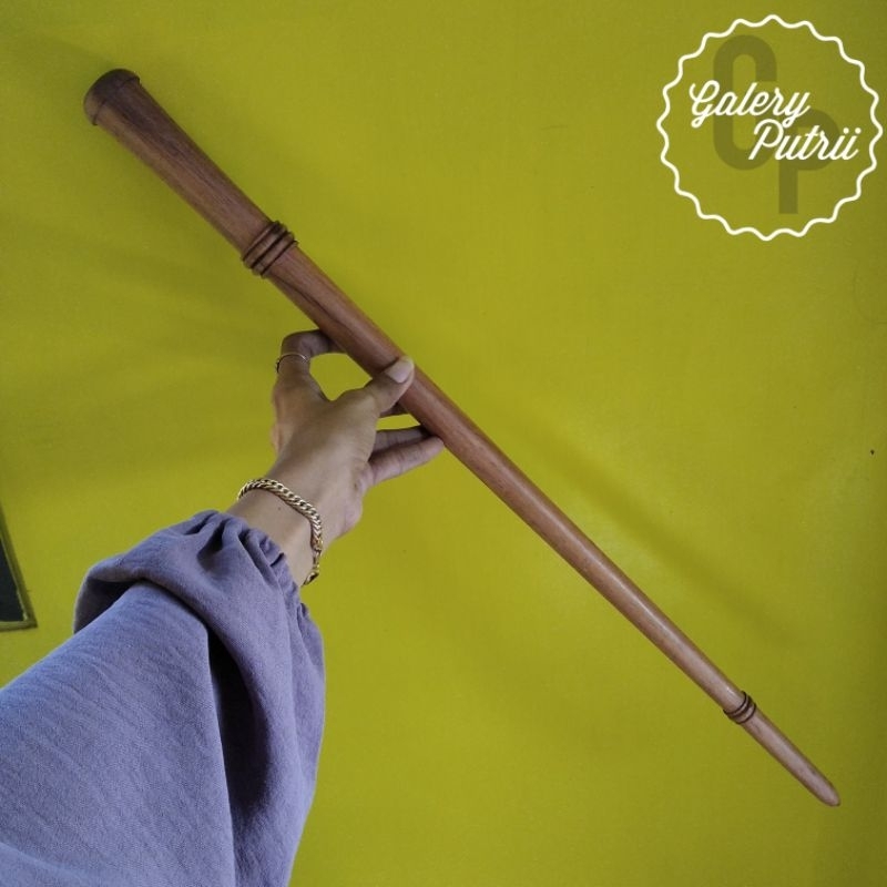 ( 55cm - 60cm ) Tongkat komando kayu gaharu