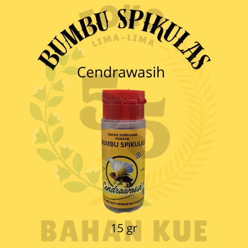 

Bumbu Spikulas Merek Cendrawasi Kemasan 15gr Kue