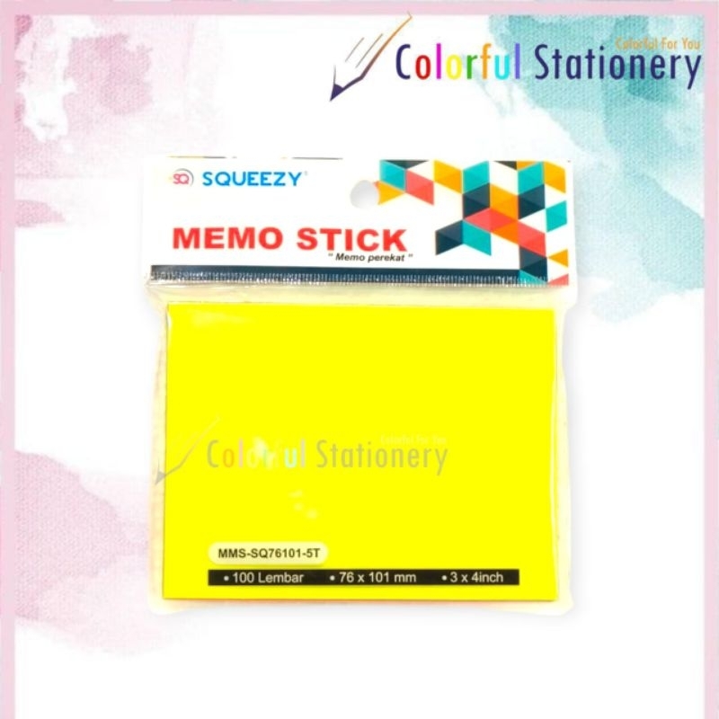 

Sticky Notes/Post it/Kertas Memo/Memo Tempel-SQ76101