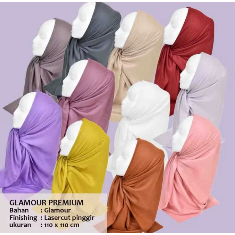 HIJAB SEGI EMPAT GLAMOUR