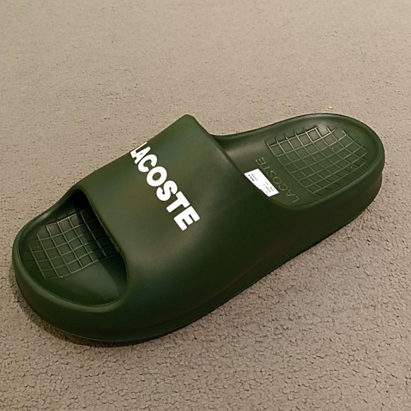 LACOSTE SANDAL SLIP ON Navy Original New Arrival