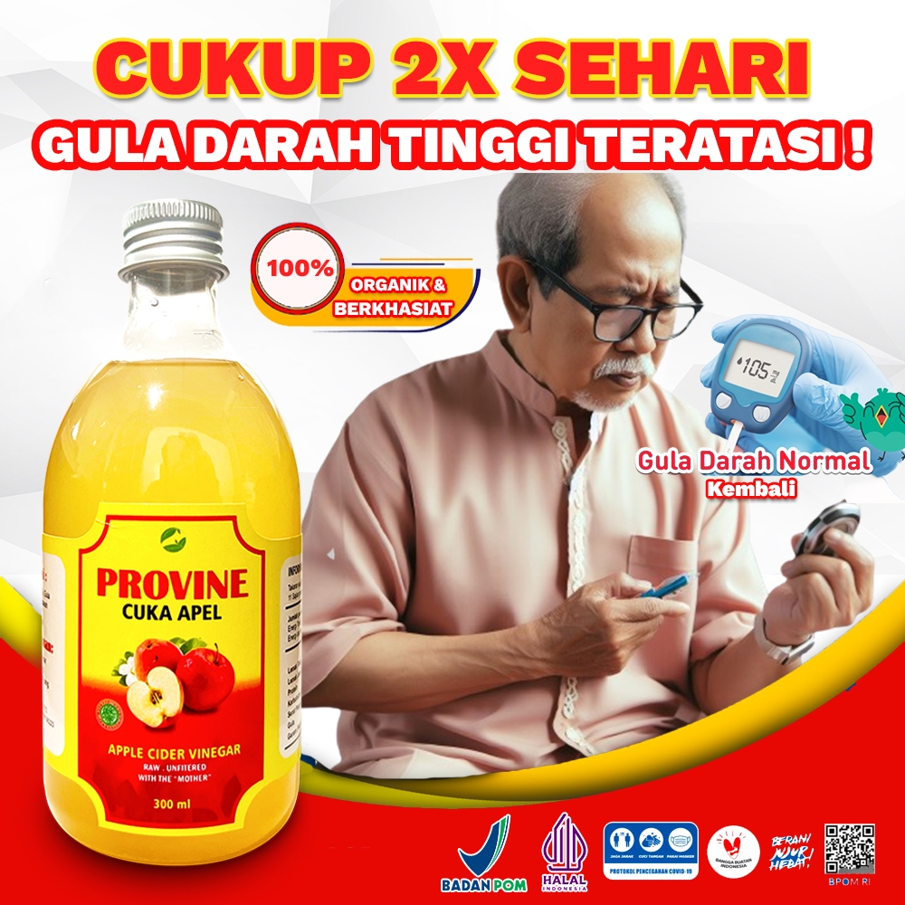 

PROVINE Cuka Apel premium - Obat Herbal Ampuh menurunkan kadar gula darah tinggi secara alami | Obat Kolesterol | Solusi Atasi Diabetes