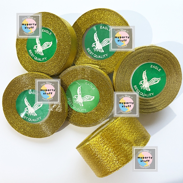 

Pita Emas / Pita Glitter Gold / Pita Metalik Kado Hampers