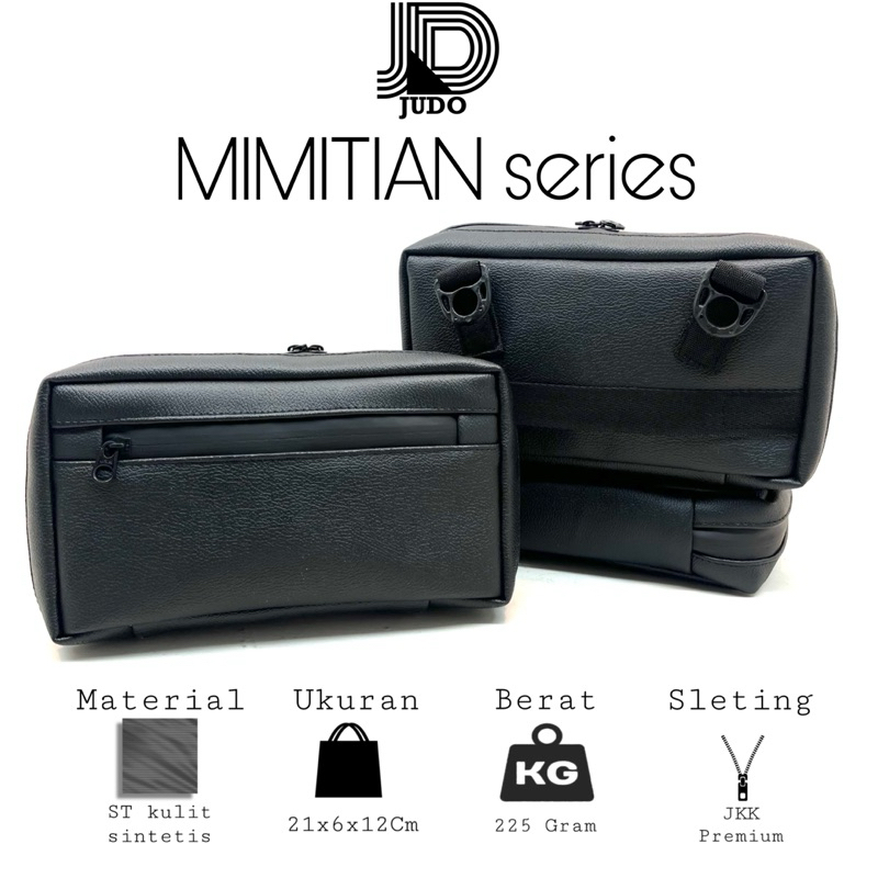 Handbag MIMITIAN series by JUDO.ofc 3in1 tangan pria kulit asli tas tangan pria tas tangan pria gucc