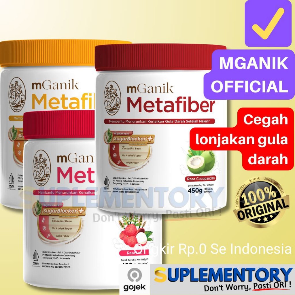 

mGanik Metafiber Diabetes M Ganik Meta Fiber Official Original