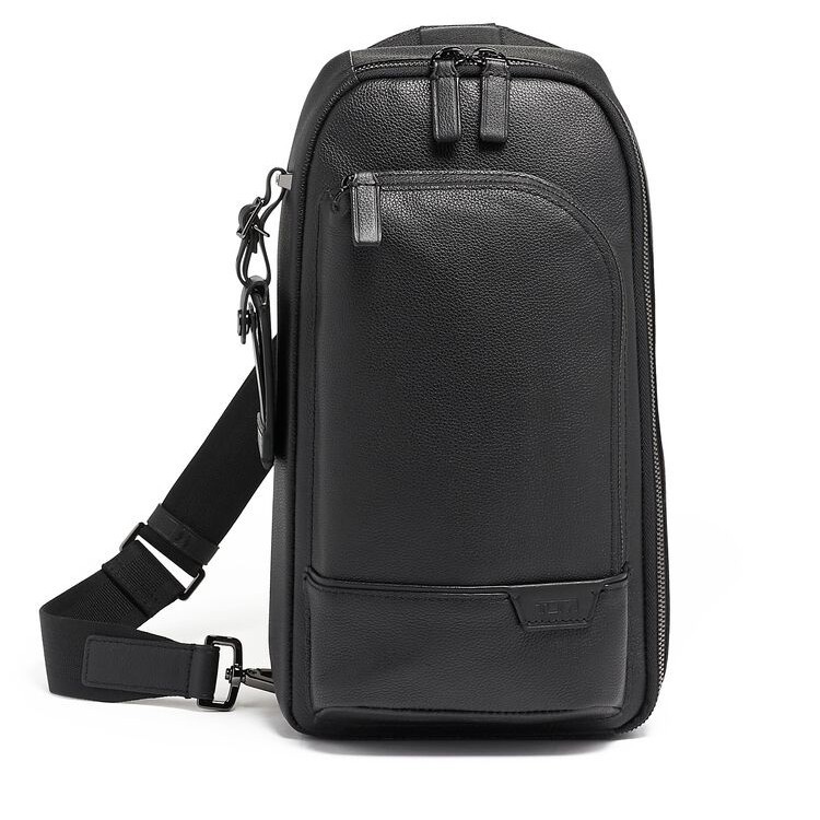 Tas Pria TUMI Gregory Sling-Black Leather