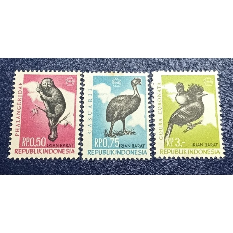 

Prangko Lawas Indonesia IRIAN BARAT Flora-Fauna THN 1968