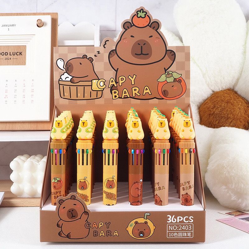 

Pulpen Gel karakter lucu Capybara/ slamdunk/ultraman/sanrio