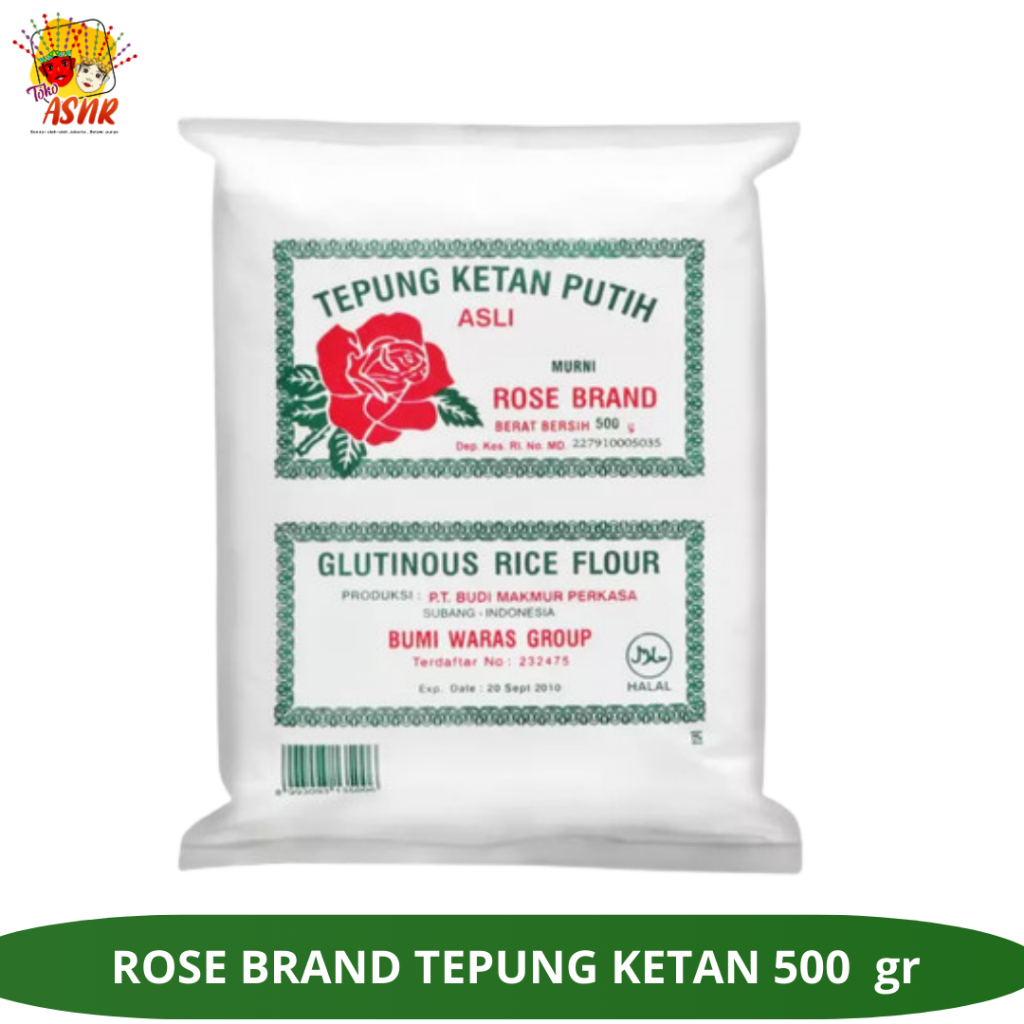 

ROSE BRAND TEPUNG KETAN 500 GR
