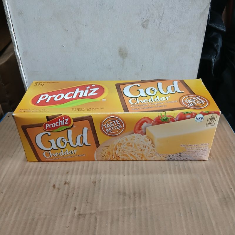 

Keju Prochiz Gold Cheddar Cheese 2 Kg