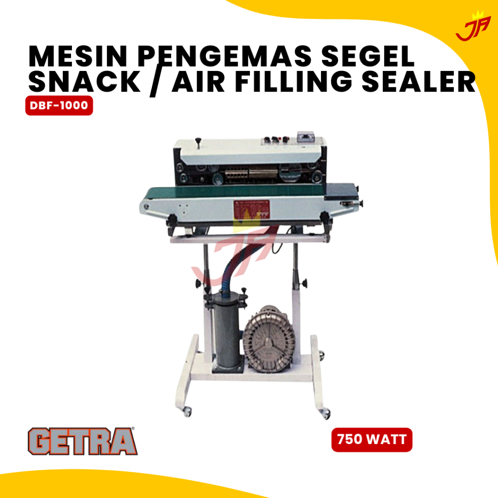 Mesin Pengemas Segel Snack DBF 1000 / Air Filling Sealer Getra DBF-1000