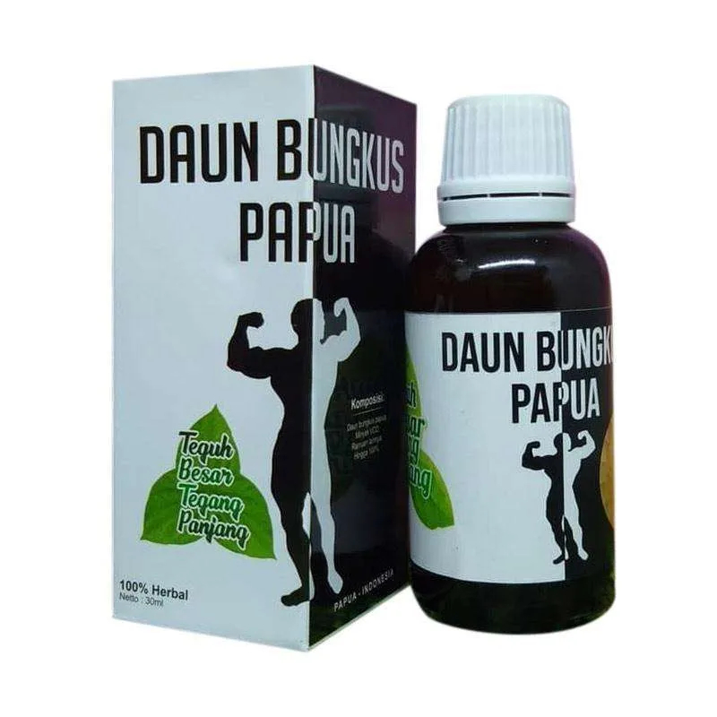 Daun Bungkus Asli Papua Obat Oles Pria Terbaik Pembesar dan Pemanjang untuk Pria