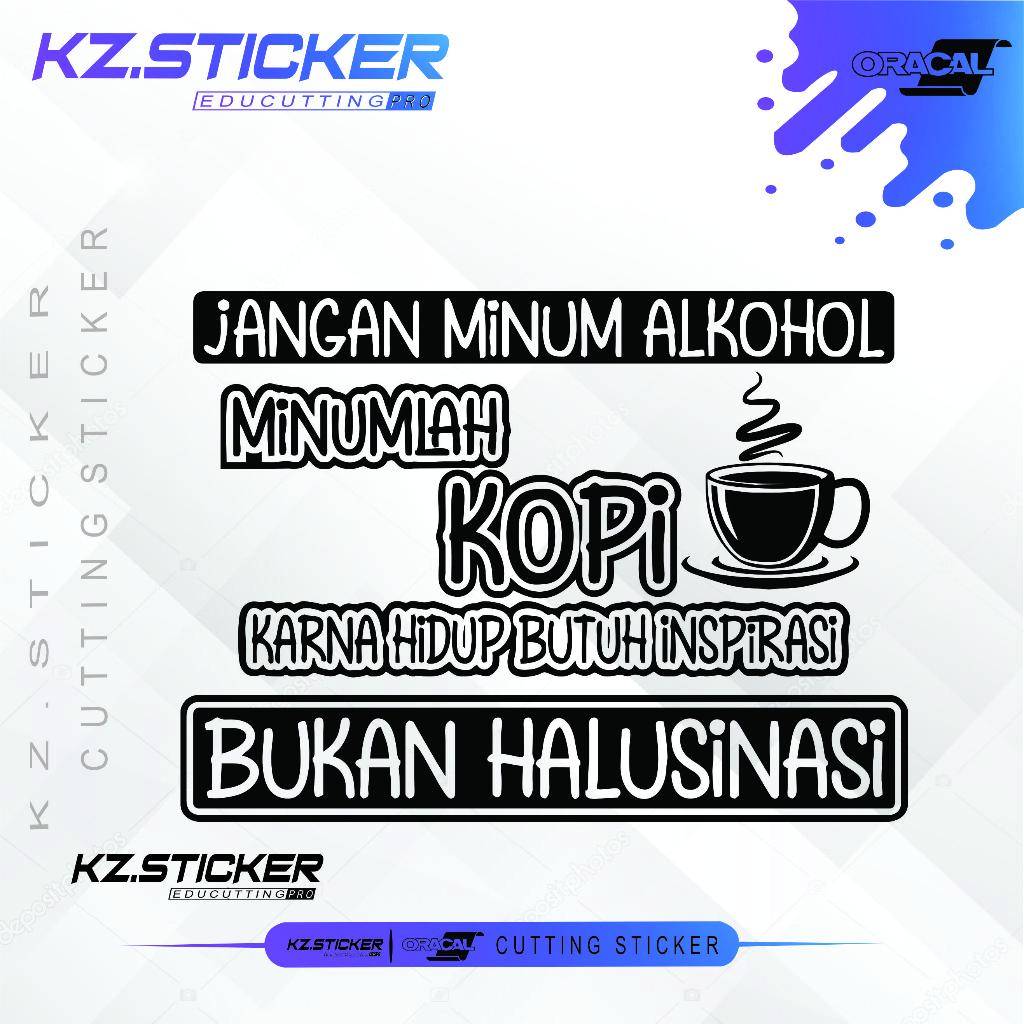 Stiker mobil stiker kata kata jangan minum alkohol 02