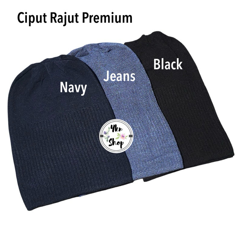 Ciput Kupluk Rajut Premium/Ciput bahan Rajut Premium
