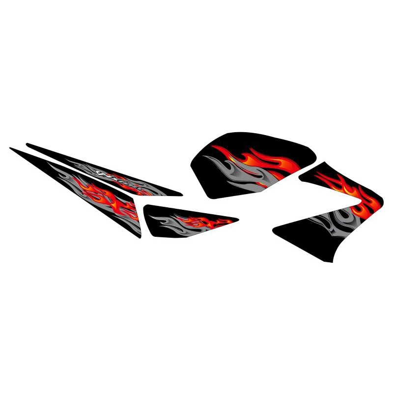 STRIPING TRANSPARAN VIXION OLD COSTUM MOTIF API