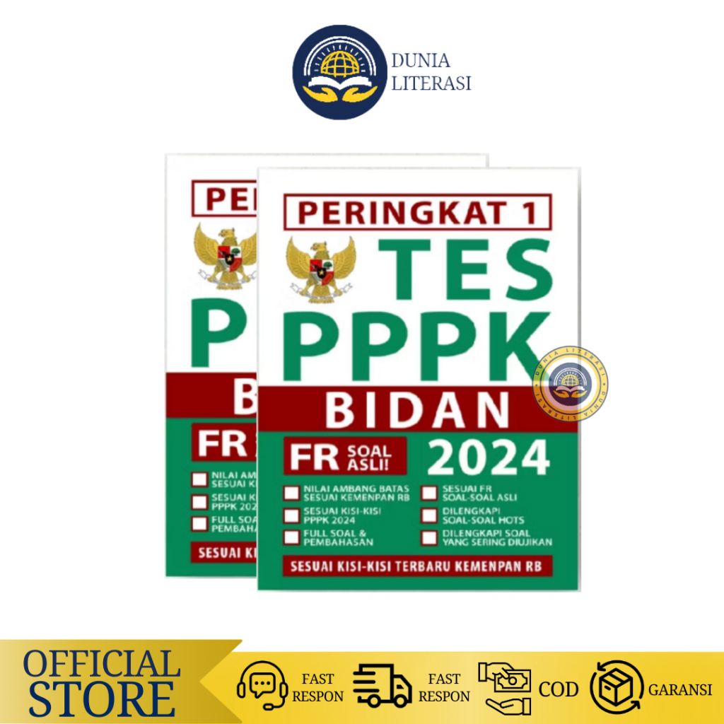 Buku Peringkat 1 Tes Pppk Bidan 2025 Buku PPPK BIDAN 2025 - Soal PPPK BIDAN 2025