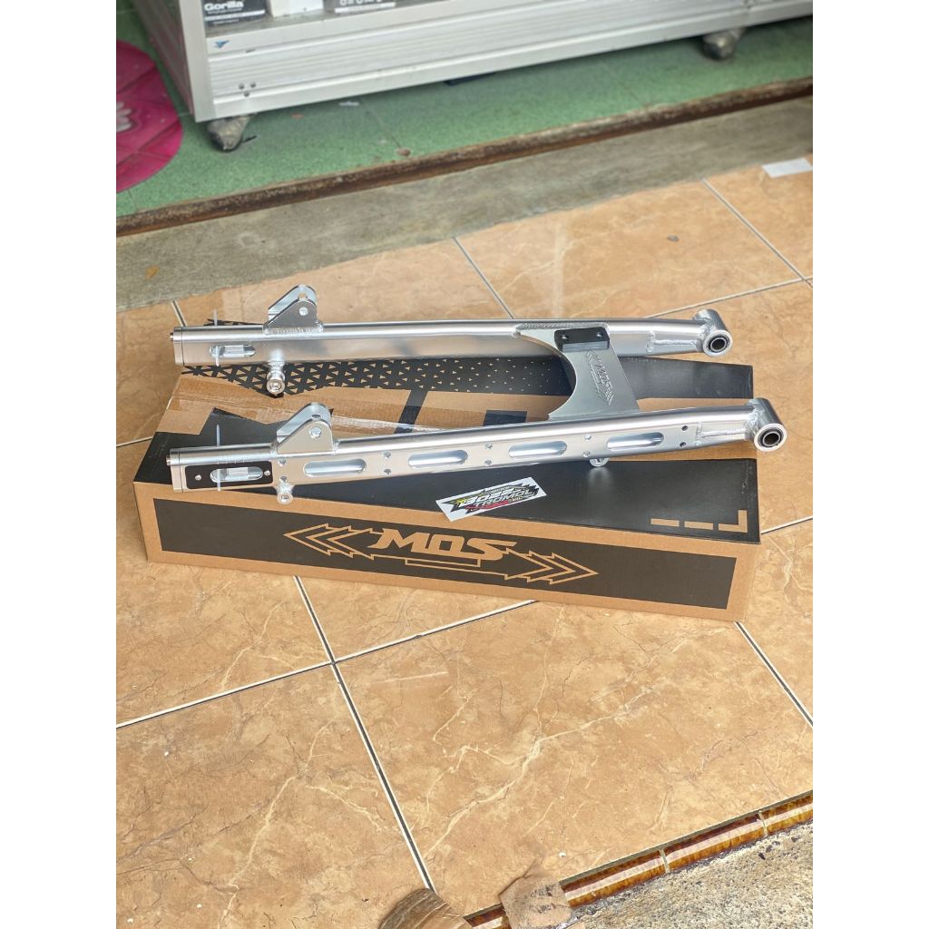 Arm Tiger Lama Tiger Revo mos copy aitech Coak Polos Alumunium T6 Tebal Presisi Silver