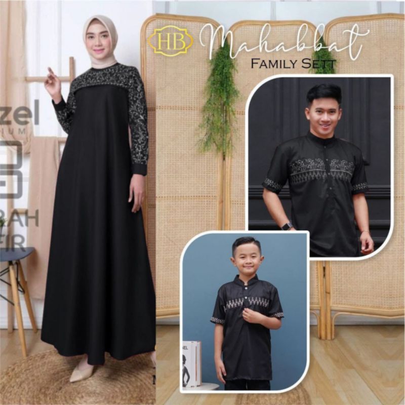 COUPLE SET GAMIS TOYOBO BORDIR JUMBO