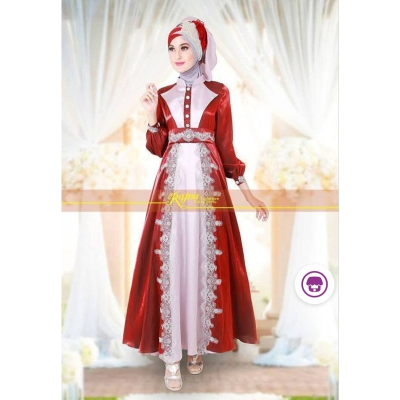 Dress Pesta Muslimah Rajna Preloved