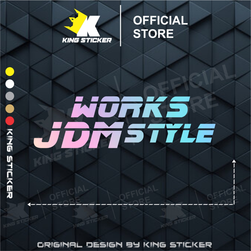 WJD Sticker jdm sticker works jdm style sticker mobil jdm stiker stance stiker jdm stiker murah