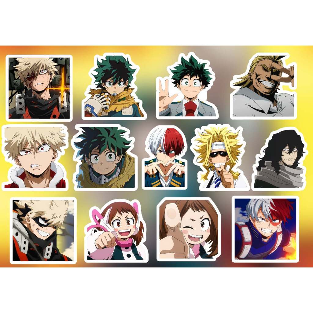 

Sticker Sheet A6 Anime My Hero Academia/ Boku no Hero Academia