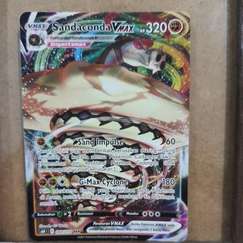 Sandaconda Vmax RRR TCG POKEMON INDONESIA / KARTU POKEMON INDONESIA