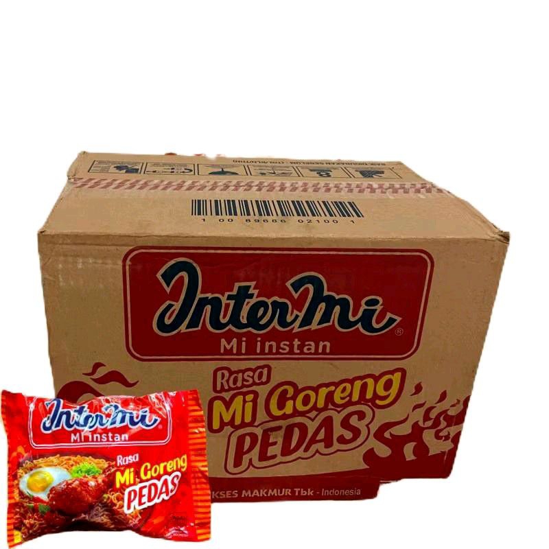 

INTERMIE Goreng Pedas x INTERMIE Goreng x 60gr (1dus isi 40pcs)