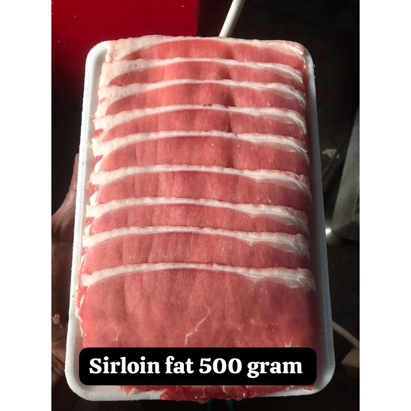 

DAGING LOKAL SIRLOIN FAT FROZEN 500GR