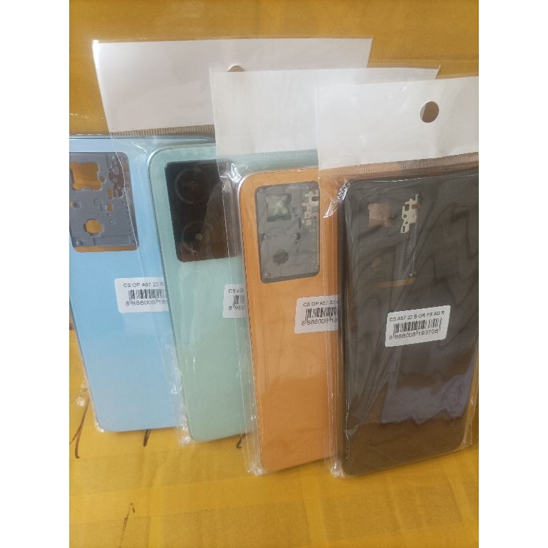 CASING HOUSING BACKDOOR FULLSET BAZZEL PLUS RING KACA KAMERA TOMBOL LUAR OPPO A57 KWALITAS BAGUS
